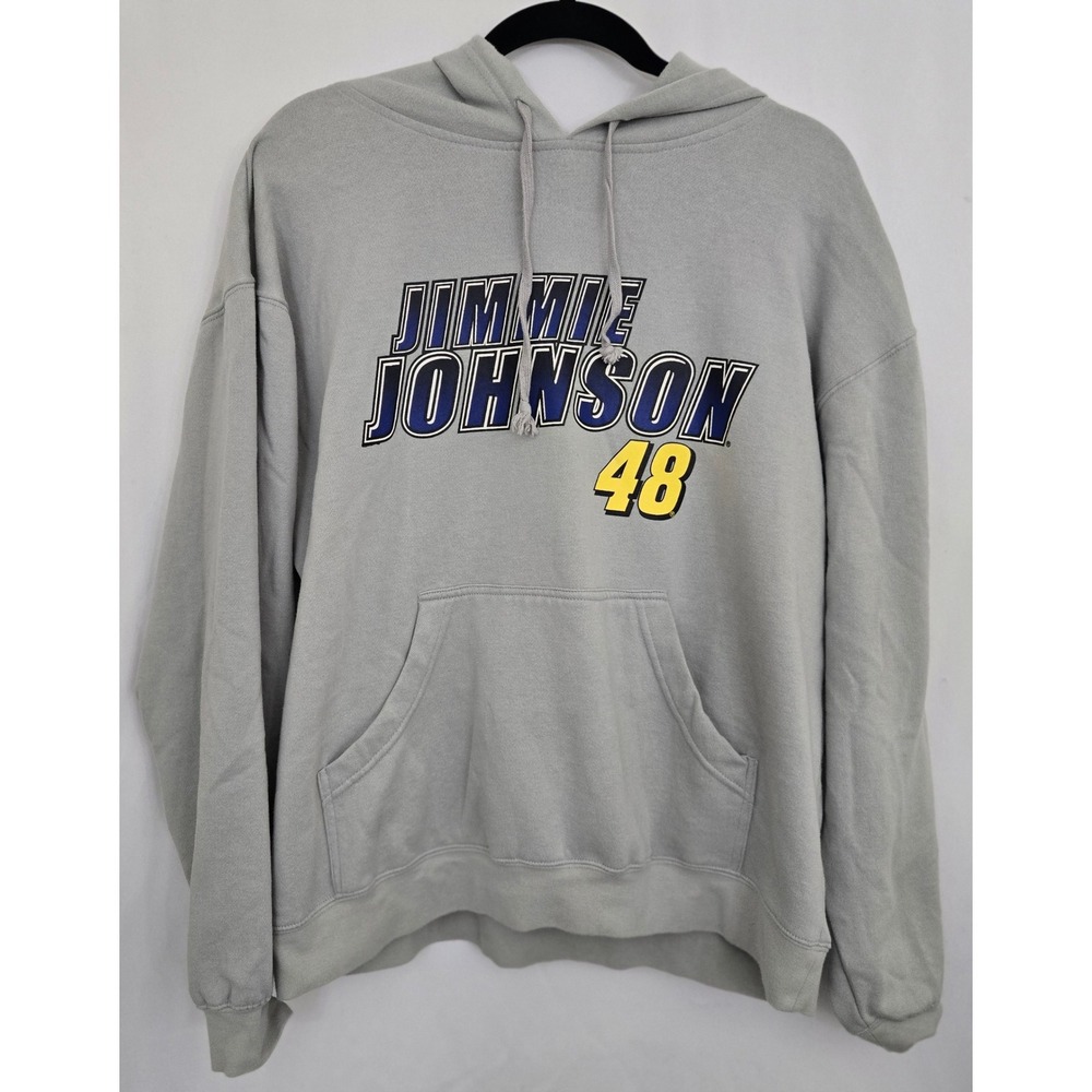 Vintage Y2K Jimmie Johnson 48 NASCAR‎ Winners Circle L Hoodie Pullover Retro